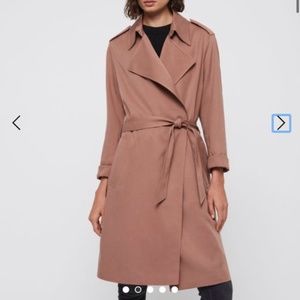 Rose Pink Bexley Mac Coat